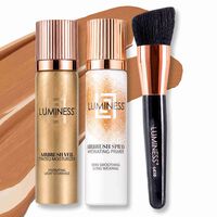 Airbrush Veil Tinted Moisturizer 3-Piece Kit - Tan 100 Image - 1